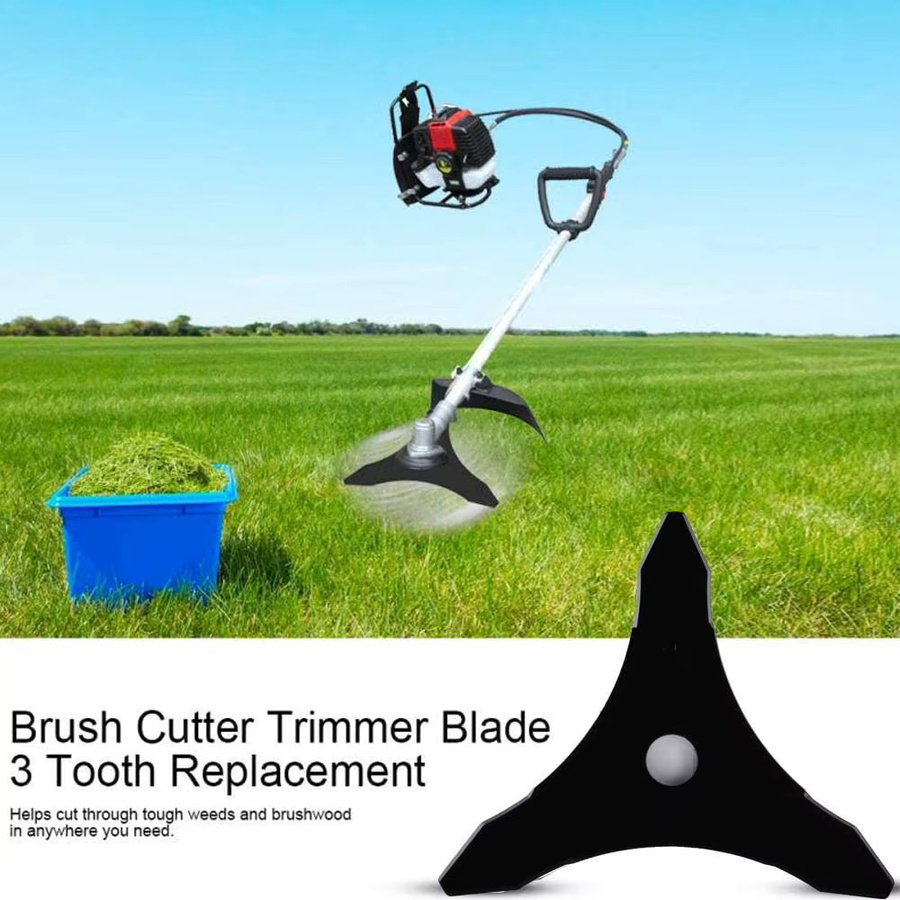 Eater 3-Zahn-Schneidklinge für Rasentrimmer FS120 FS130R F 00 F 00R F 50 in Schwarz, 12 Zoll mit 25,4 mm oder 20 mm Passform - Bild 2