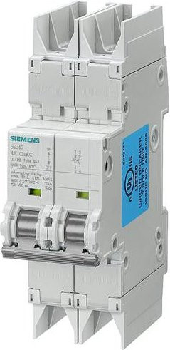 Siemens Leitungsschutzschalter 5SJ4215-7HG42, 1.6A, 400V, Grau - Bild 1