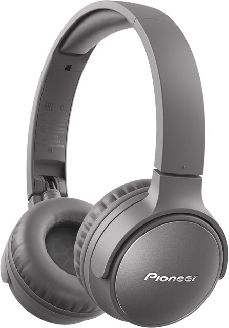 Pioneer SE-S6BN-H Bluetooth On-Ear Kopfhörer in Grau - Bild 1