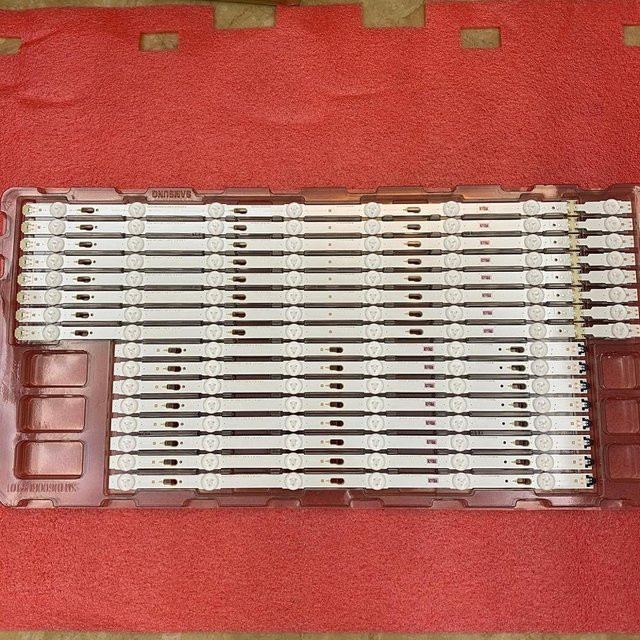 LED Hintergrundbeleuchtung Streifen in Weiß für Samsung TV Modelle UE60KU6020K UE60JU6400K UE60JU6300AU UE60KU6000K UN60JU7100 UE60JU6400 UA60JU6400 UN60JU6390 - Bild 1