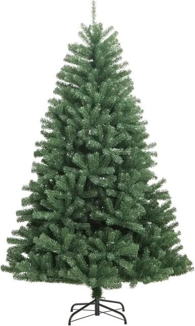 vidaXL Künstlicher Weihnachtsbaum Klappbar mit Ständer, Grün, Höhe: 180 cm - Bild 1