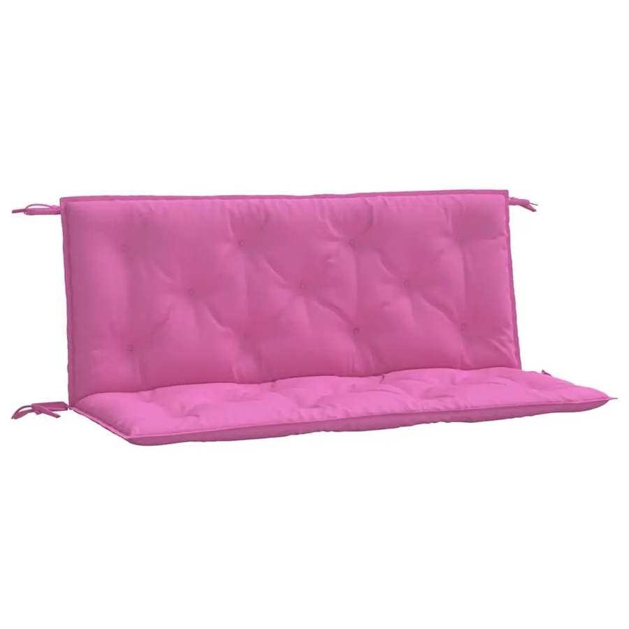 vidaXL Gartenbank-Auflagen 2er-Set Rosa, wasserabweisend und UV-beständig, B/T/H: 120 x 50 x 7 cm - Bild 2