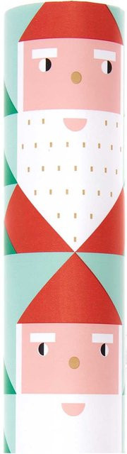 Rico Design Paper Poetry Geschenkpapier Weihnachten Weihnachtsmann & Tannen, Multicolor, Breite: 70 cm, Länge: 2 m - Bild 1