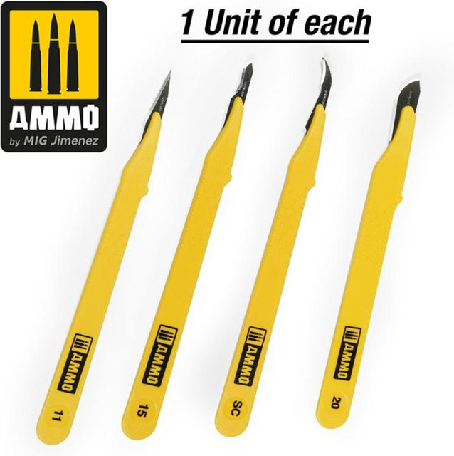 AMMO by MIG Jimenez Standard Blade Set, 4-teiliges Set, Zubehör - Bild 1