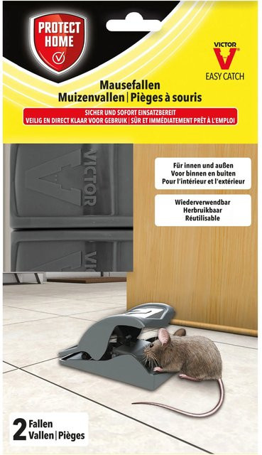 Protect Home Mausefallen Easy Catch, 2 Stück - Bild 1