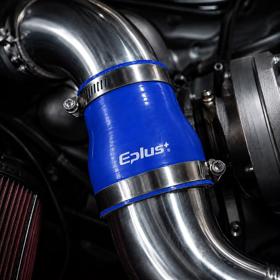 Eplus Blauer 4-lagiger Verstärkter Silikon-Reduzierschlauch-Adapter Hochtemperatur-Flammhemmender Auto-Turbo-Ladeluftkühler-Ansaugschlauch - Bild 6
