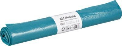 Deiss Abfallsäcke Blau LDPE 120 l Stärke 33 μ 10 Stück - Bild 1
