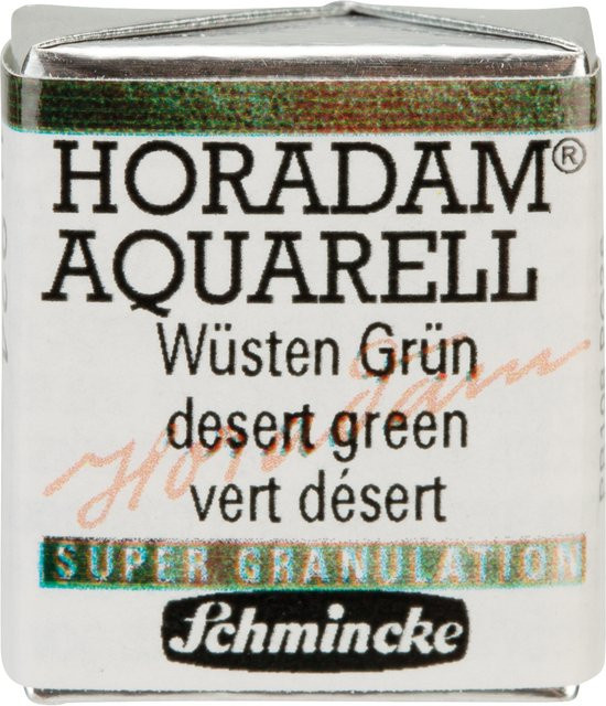 Schmincke HORADAM Aquarellfarbe 1/2 Näpfchen Wüsten Grün - Bild 1