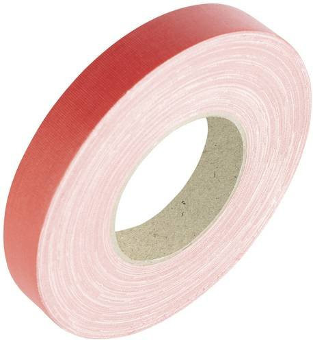 Cimco Gewebeklebeband Rot, Breite: 25 mm, Länge: 50 m - Bild 1