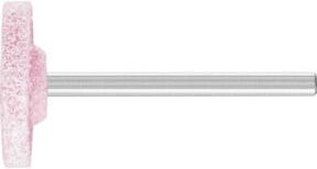 PFERD TOOLS STEEL EDGE Schleifstift Zylinder A60 in Pink für Stahl und Stahlguss, Durchmesser: 19 mm, Länge: 3 mm, Schaft-Durchmesser: 3 mm - Bild 1