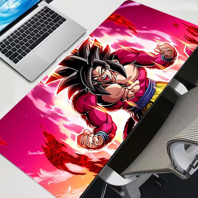 Bandai Dragon Ball Z Gaming-Mauspad aus Leder in Schwarz und Multicolour für PC-Gamer - Bild 1