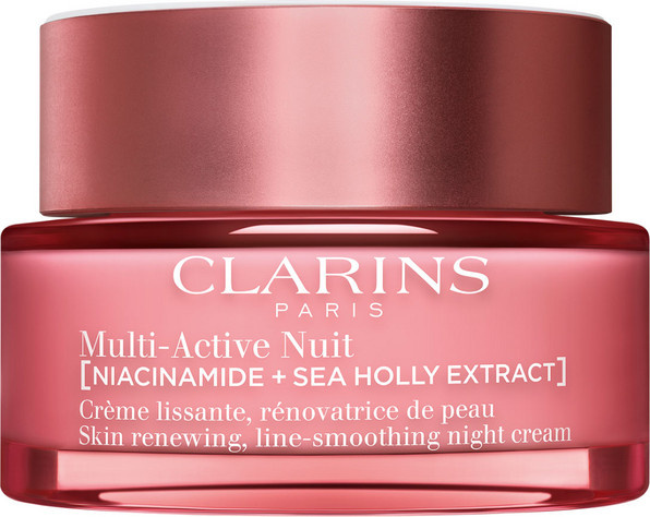 Clarins Multi-Active Nuit Crème PS, Gesichtscreme mit Niacinamid und Peptide, Reife Haut - Bild 1