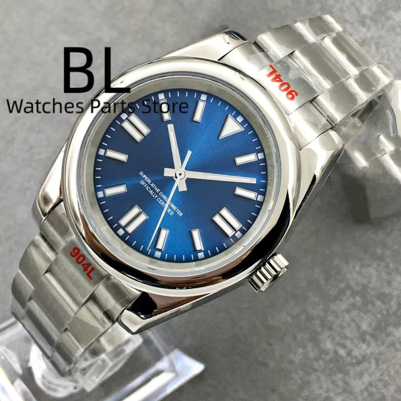 BLIGER Armbanduhr, Automatik, Edelstahl, 36 mm, Blau, Herren - Bild 1