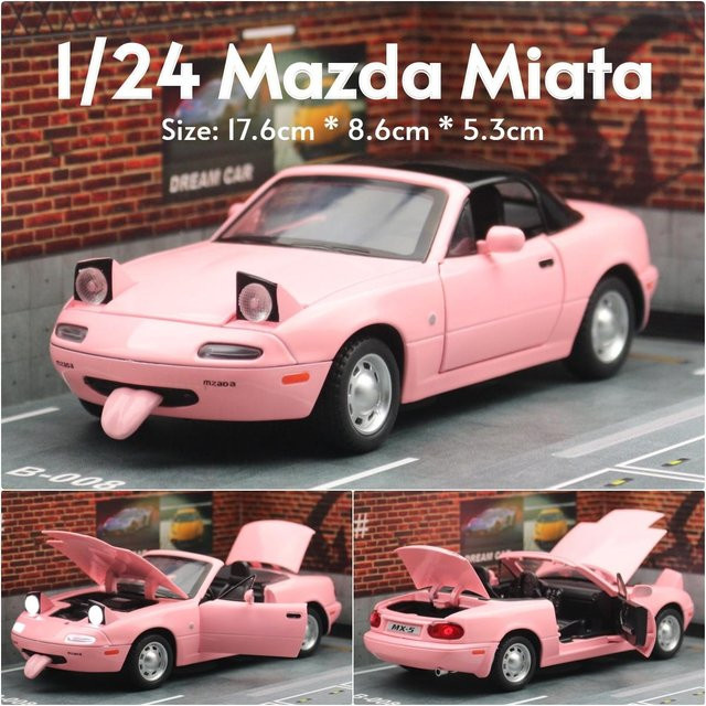 Linyi toy car Mazda Mx-5 Miniatur, Modell, 1:32, mit Sound & Licht, ab 14 Jahren - Bild 1