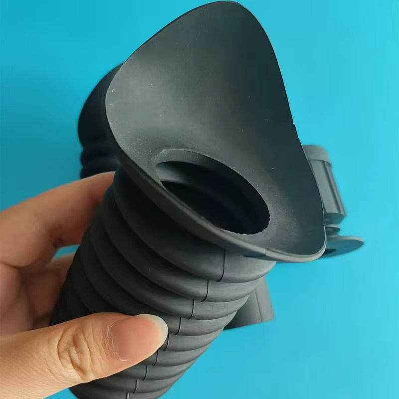VBNM Taktischer Okularschutz aus Gummi in Schwarz, Stoßfester Augenschutz und Okularschale für 38-45mm - Bild 2