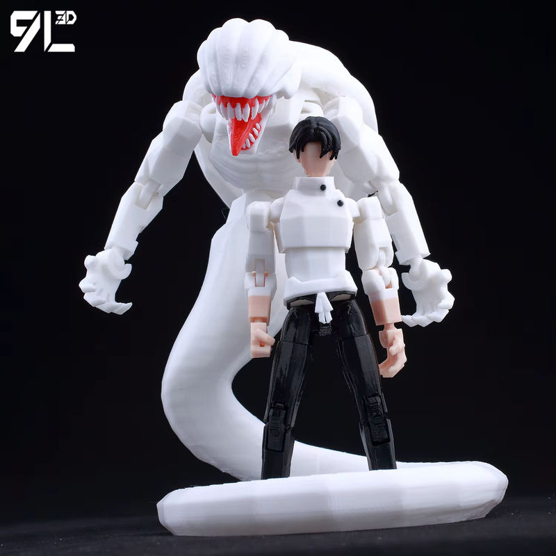 Bandai Dummy13 JJK Anime Figuren 3D Gedruckt, Bewegliche Multi-Jointed Modellfiguren in Schwarz und Mehrfarbig - Bild 3