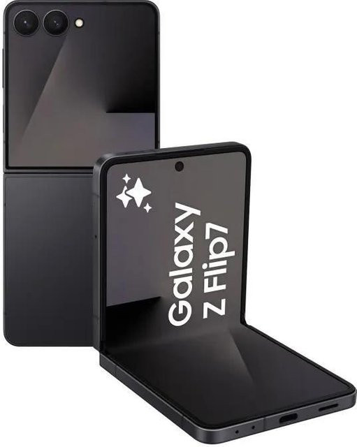 Samsung Galaxy Z Flip7 5G faltbares Smartphone mit 256 GB Speicher und 12 GB RAM in Schwarz - Bild 1