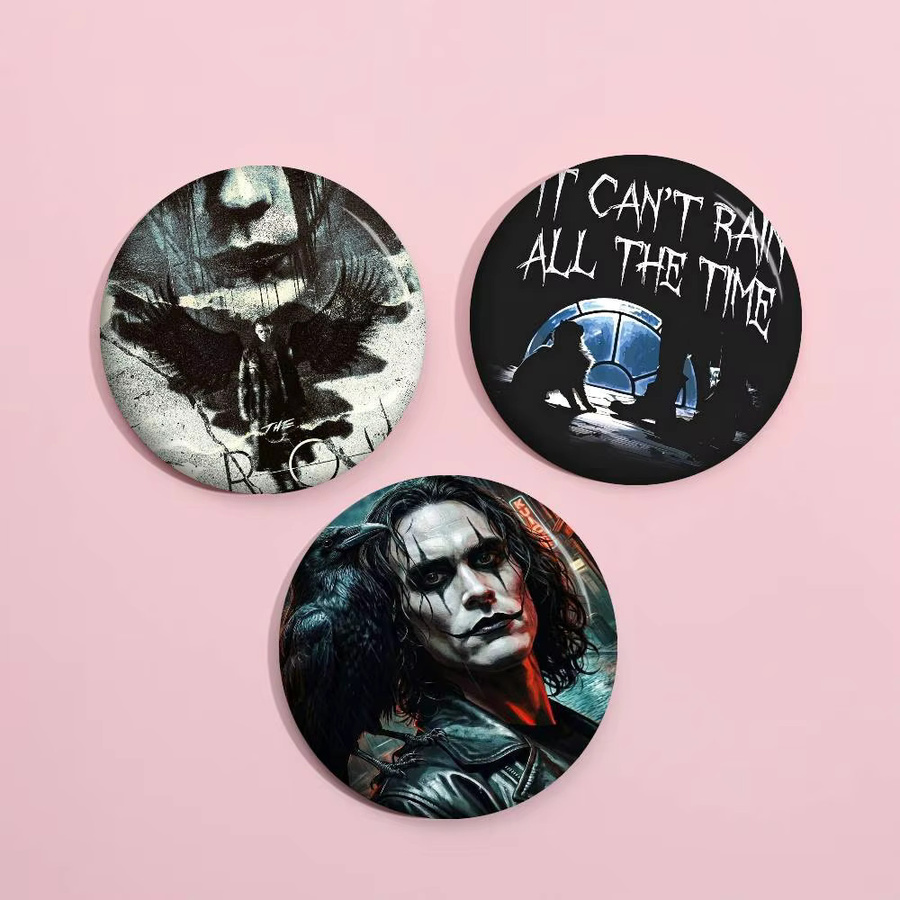 Brosche Gothic Films The Crow, Handgefertigt - Bild 2