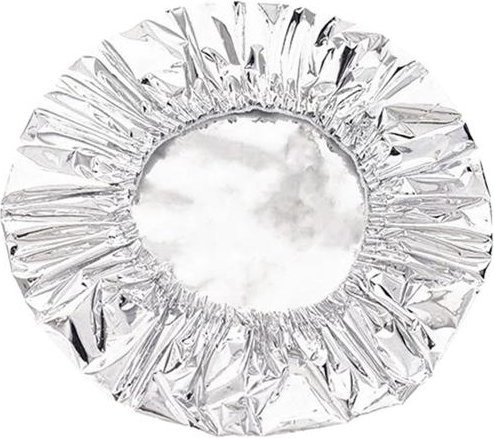 Wiederverwendbare und hitzebeständige Lebensmittelabdeckungen aus Aluminium von Mingtianhao, Silber, 90 Stück - Bild 1