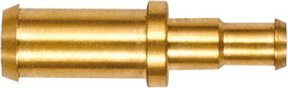 Riegler Gerader Reduzierstutzen für Schlauch LW 3/2 mm aus Messing in Gold - Bild 1