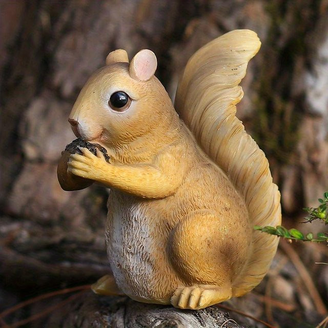 SZ-Damai Garten Dekoration Tierfiguren aus Kunstharz in Braun - Bild 1