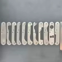 Maßgefertigte Einlagen aus Titanlegierung TC4 für dein 91 mm Victorinox Schweizer Taschenmesser in Silber - Bild 1