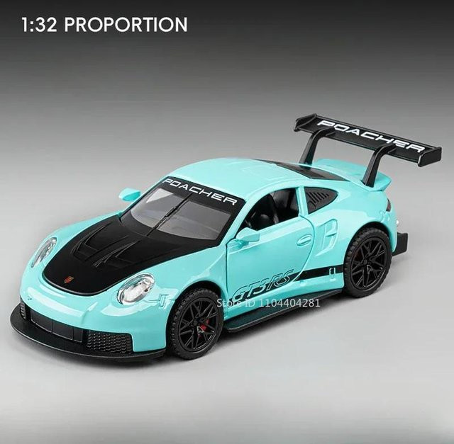 Linyi toy car 911 Gt3Rs Panamera, Miniaturmodell Spielzeug, 1:32, Rückzieher, ab 14 Jahren - Bild 1