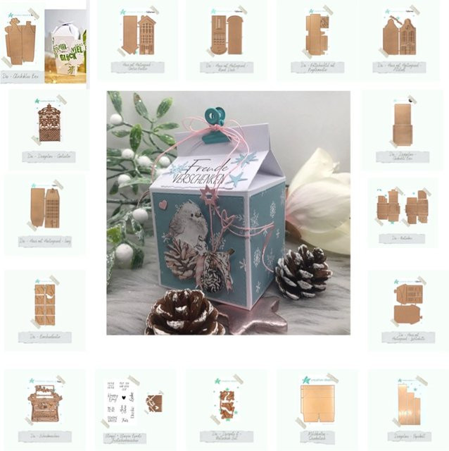 Silikon-Schneideschablone für Scrapbooking und DIY mit Stadt- und Fenster-Motiven - Bild 1