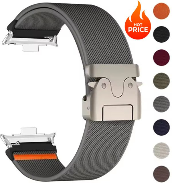 FancyWrist Uhrenarmband Textil/NATO, Schwarz, Unisex - Bild 1