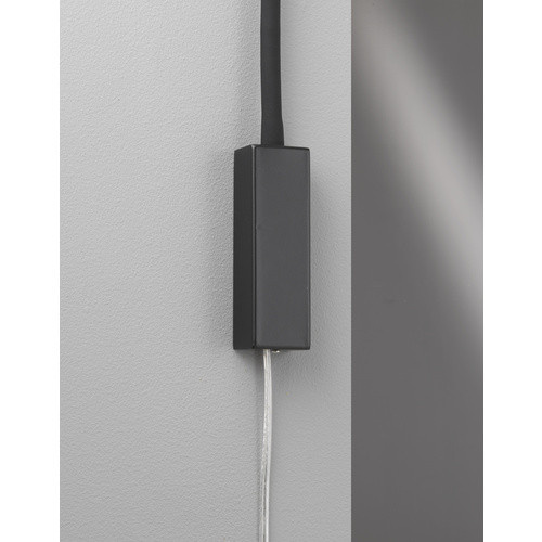 Fischer & Honsel LED-Wandspot Sten Schwarz dimmbar und verstellbar B/H: 4 x 61 cm - Bild 2