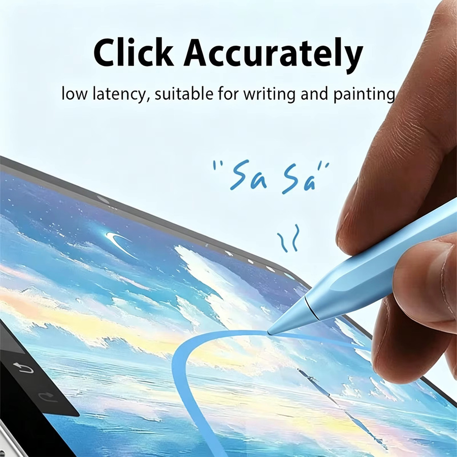 Metapen A8 Stylus-Stift für Apple Pencil 2018-2026 mit 4-Minuten-Schnellladung und magnetischer Befestigung für iPad Pro, Air und Mini 5./6. Generation in Blau - Bild 5