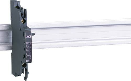 Schneider Electric Hilfsschalter 19071, 250V 6A, 1 Öffner, Grau - Bild 1