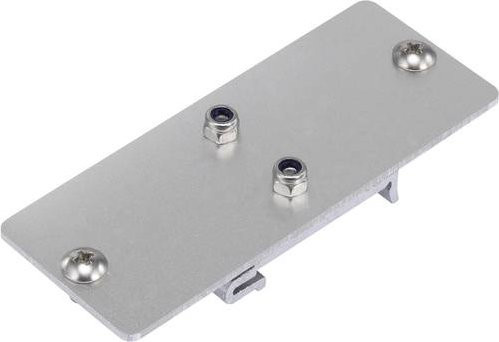 Renkforce RF-2826052 Hutschienen-Adapter in Silber, 1 Stück - Bild 1