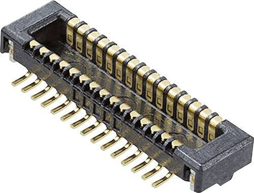 Molex Mezzanine-Steckverbinder Polzahl 10, Rastermaß 0,4 mm, Farbe Schwarz und Gold, Tape on Full Reel - Bild 1