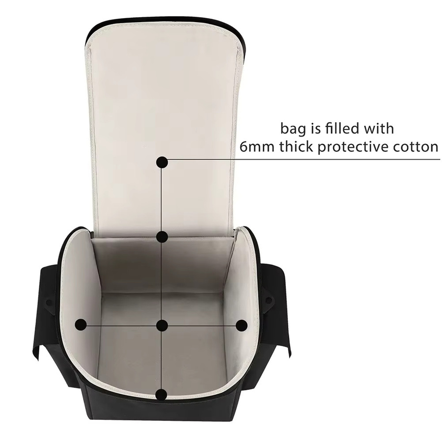 Multifunktionale wasserdichte Tragetasche mit verstellbarem Schultergurt für JBL PartyBox Encore Essential in Schwarz - Bild 5