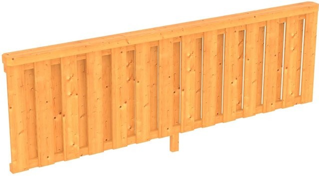 SKANHOLZ Deckelschalung Brüstung aus Douglasie in Beige, B: 78,5 cm, H: 84 cm - Bild 1