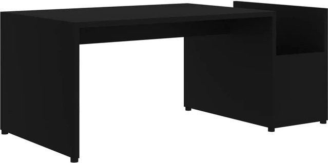 vidaXL Couchtisch aus Holzwerkstoff in Schwarz, rechteckig, B/T/H: 90 x 45 x 35 cm - Bild 1