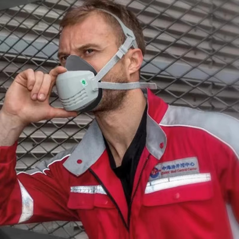 AnruiGe PROTECT Atemschutzmaske aus Baumwolle mit Filter, 20 Stück Staubmasken für Industrie und Bau zur Sicherheit gegen Staub, Dunst und Nebel - Bild 4