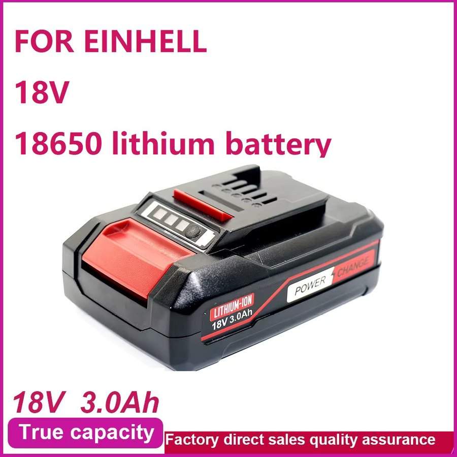 Einhell Li-Ionen-Akku 18 V 3,0 Ah Schwarz für die Power X-Change Serie - Bild 2