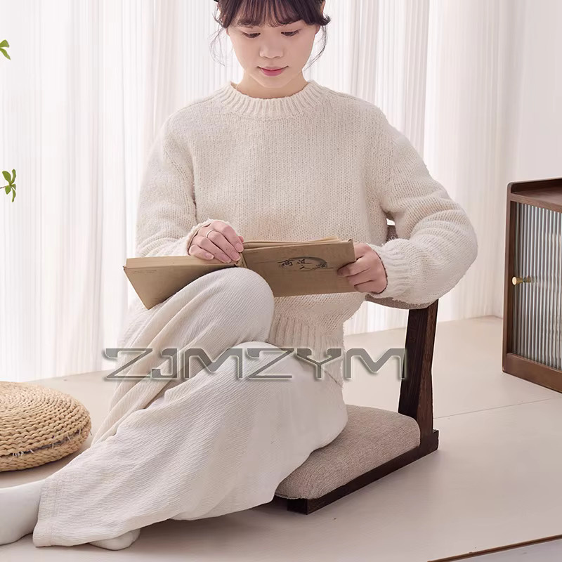 ZJMZYM Tatami Bodenkissen Sofa Set in Beige mit minimalistischem Design und Holz-Elementen - Bild 4