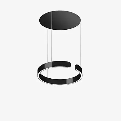 Occhio Mito Sospeso 40 Fix Up Table Pendelleuchte LED in Black Phantom und Schwarz Matt mit x-tra warmem Licht (2.200-3.500 K) - Bild 1