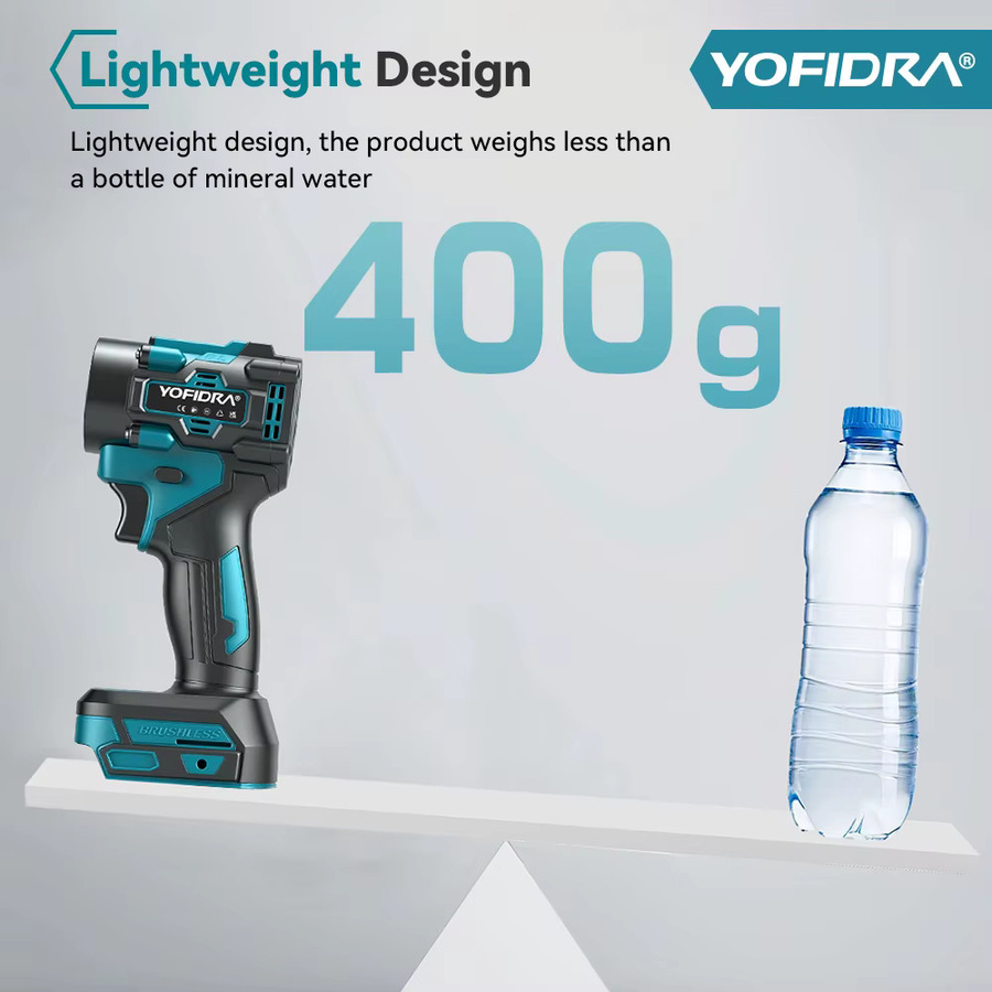 YOFIDRA Bürstenloser Elektro-Turbogebläse-Ventilator und Staubsauger mit 110m/s für Makita 21V Akku - Bild 4