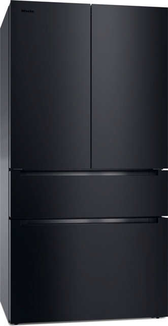 Miele French Door Kühl-Gefrier-Kombination KFFD 6867 in Obsidianschwarz matt mit NoFrost und Zero Degree Zone - Bild 1