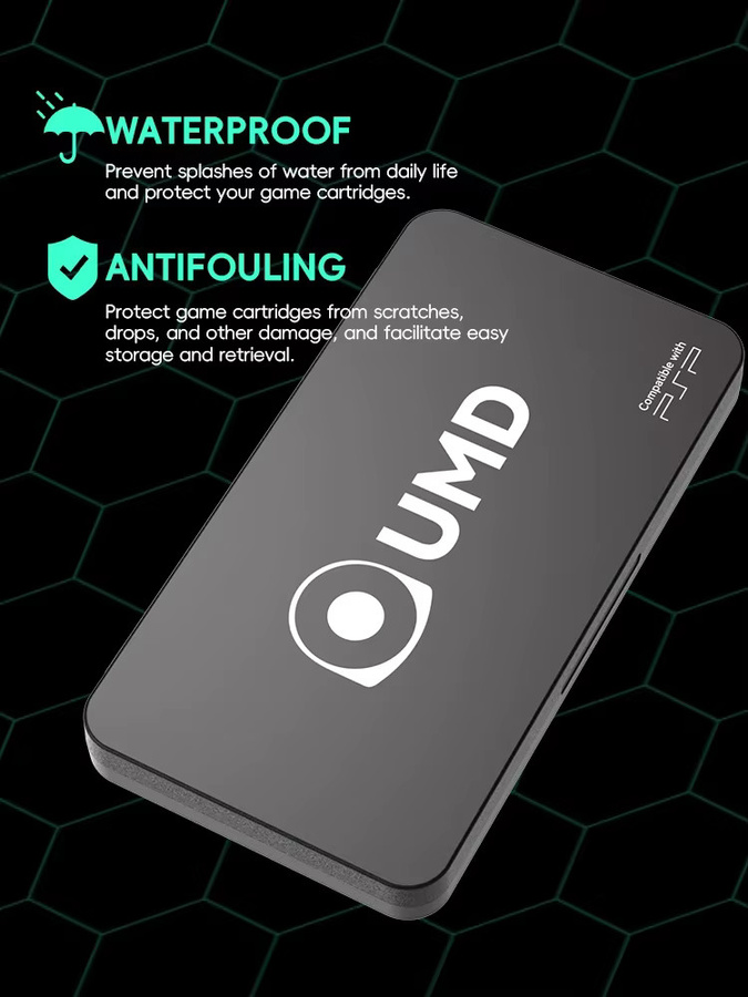 DATA FROG Game Card Case im Retro-Design für PSP (1000/2000/3000) und PS Vita zur Aufbewahrung von SD-Karten, Memory Stick Pro Duo und M2 Speicherkarten - Bild 5