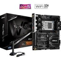 ASRock TRX50 WS Mainboard E-ATX mit Socket sTR5, DDR5, ECC-Unterstützung, WiFi 6E und Bluetooth in Schwarz - Bild 1