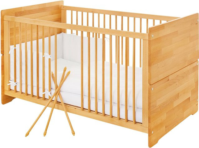Pinolino 2-tlg. Babyzimmer Set Natura aus geöltem Buchenholz in Braun - Bild 1