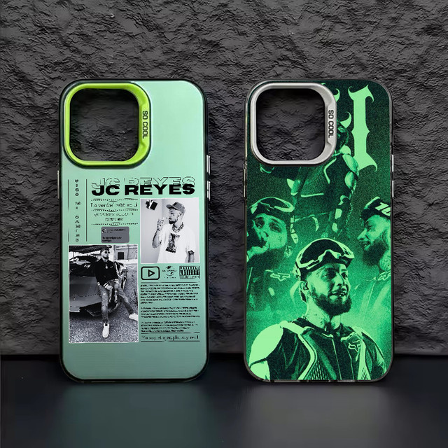 JC REYES Handyhülle Tour Sänger für iPhone 11 bis iPhone 17 Pro Max Plus Pro in Silber - Bild 1