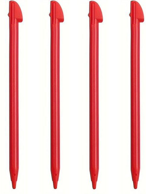4er Set Kunststoff-Stylus-Stifte kompatibel mit Nintendo 3DS XL, Mehrfarbig - Bild 1
