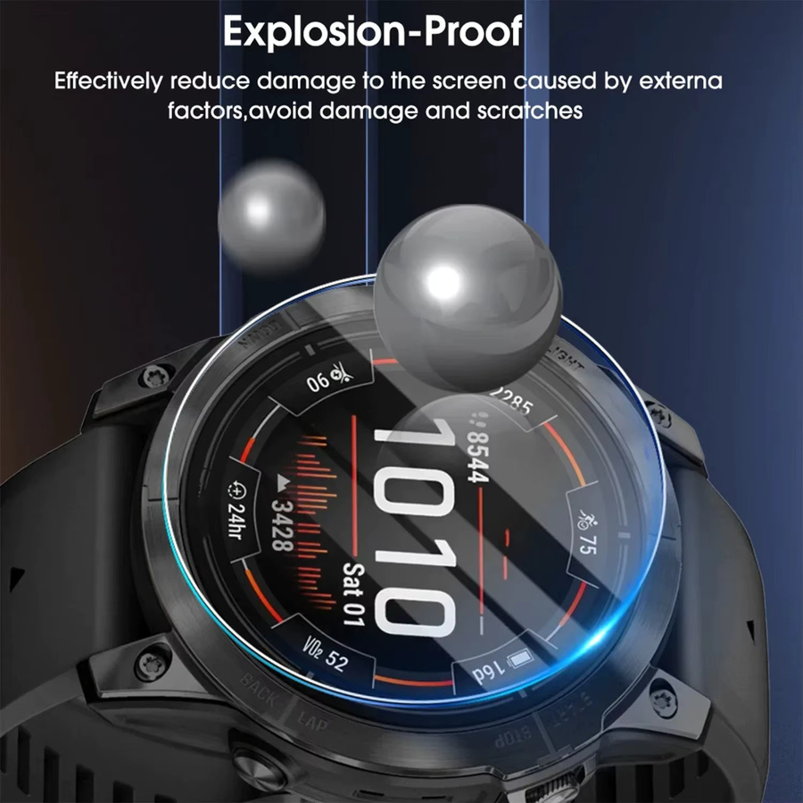 Garmin Schutzglas für Fenix 8 Solar AMOLED, transparent - Bild 5
