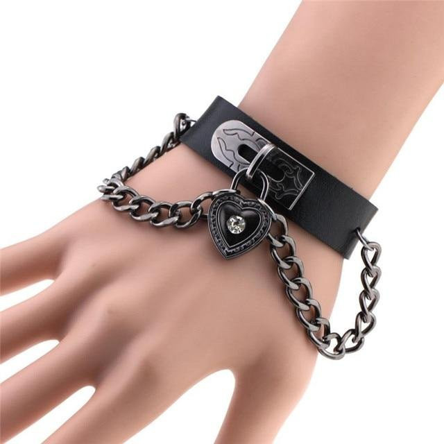Yiran pet products Armband Manschette, Leder, Schwarz, Unisex - Bild 1